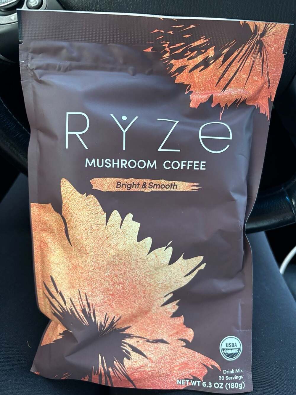 RYZE Mushroom Coffee Bright & Smooth 30 Servings Drink Mix